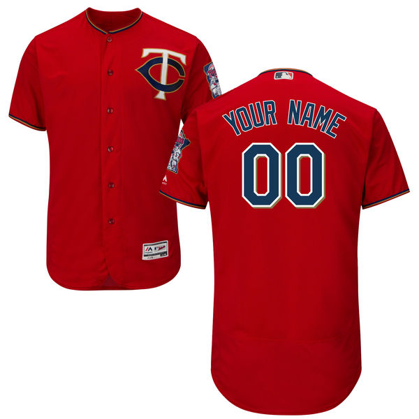 Men's Minnesota Twins Flex Base Custom Jersey MLBC0108